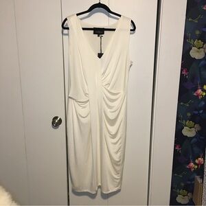 Eloquii x Jason Wu Bodycon Dress White Size 18 Preowned